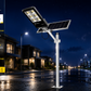 Lampă Solară LED Jortan 400W cu Panou Fotovoltaic Separat, Baterie 36000mAh, Telecomandă, Autonomie 12-14 Ore