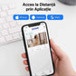 JORTAN 8 – Cameră de Supraveghere WiFi Inteligentă cu Monitorizare 360°,Tripla, 9MP, PTZ 355°, 3 Lentile, IP66, Audio Bidierctional
