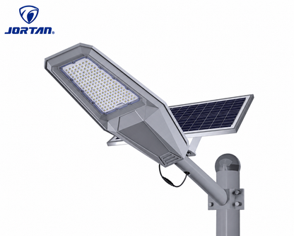 Lampa Stradala Solara JORTAN 1000W cu Panou Solar, Telecomandă, IP67, LED SMD, Senzor Crepuscular