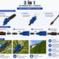 Foarfeca Electrica si Fierastrau cu Lanț 3 în 1, fără Perii (Brushless), cu Prelungitor Telescopic, Acumulator Li-Ion 48V