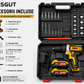 Mașină de Găurit și Înșurubat cu Acumulator DASGUT 21V – 2 Acumulatori, Set Complet de Accesorii, Cutie de Transport