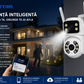Camera de Supraveghere Wi-Fi JORTAN PTZ Dubla 6MP – Zoom Optic 5X, Vedere Nocturnă Color, Audio Bidirecțional, IP66