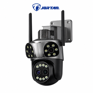Camera de Supraveghere Wi-Fi JORTAN JT-8856 – Tripla Lentila, 12MP Ultra HD, Zoom Optic 5X, PTZ 355°, Vedere Nocturnă Color, IP66