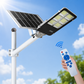 Lampă Solară LED Jortan 400W cu Panou Fotovoltaic Separat, Baterie 36000mAh, Telecomandă, Autonomie 12-14 Ore