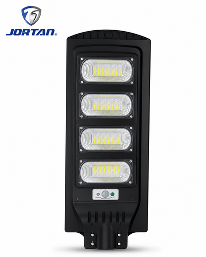 JORTAN KING240W Solar LED Street Light with Motion Sensor & LiFePO4 Battery – IP65 Waterproof