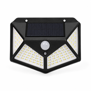 Set 2x Lampa Solara LED de Perete cu Senzor de Mișcare – 100 LED-uri