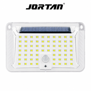 Lampă Solara LED JORTAN 90 LED-uri, Senzor de Mișcare, Panou Solar Integrat, IP66, Iluminare Automată pentru Exterior