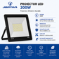 Proiector Electric LED JORTAN 200W pentru Exterior – Rezistent la Apă IP66