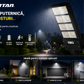 Lampa Solara Stradala LED BRICS400W JORTAN cu Senzor de Mișcare și Telecomandă