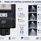 Lampa Stradala Solara LED JORTAN Brics300W cu Senzor de Mișcare și Panou Solar Integrat
