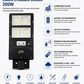 Lampa Stradala Solara BRICS JORTAN 200W cu Senzor de Mișcare și Telecomandă