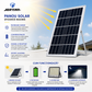 Proiector Solar LED JORTAN Flash 800W cu Panou Solar si Telecomanda