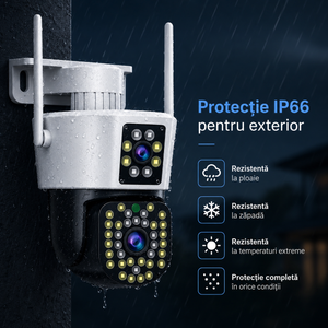 Camera Duala WiFi Jortan - 6MP, Full HD 4K