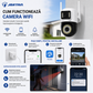 Camera de Supraveghere WiFi JORTAN Dual Lens 6MP PTZ, Rotire 355°, Vedere Nocturnă Color, Audio Bidirecțional, IP66, Detectare Mișcare