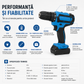 Set Bormașină 21V – Putere și Precizie pentru Orice Proiect
