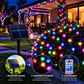 Instalație Solară LED 50M – 500 LED-uri, Lumină Multicoloră