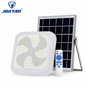 Plafonieră Solară LED JORTAN 40W cu Telecomandă, Panou Solar, IP44, Lumină Alb Rece, pentru Interior și Exterior