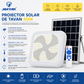 Plafonieră Solară LED JORTAN 40W cu Telecomandă, Panou Solar, IP44, Lumină Alb Rece, pentru Interior și Exterior
