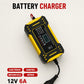 Incarcator Inteligent Auto 12V 6A cu Funcție Pulse Repair și Ecran LCD