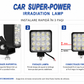 Proiector LED Auto 48W – Lampă Auxiliară Off-Road, IP67, 10-30V