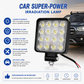 Proiector LED Auto 48W – Lampă Auxiliară Off-Road, IP67, 10-30V