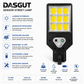 Lampă Stradală Solară DASGUT cu Senzor de Mișcare și Telecomandă – 60 LED