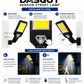 Lampă Solara LED cu Senzor de Mișcare DASGUT – Iluminare Inteligentă pentru Exterior