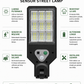 Lampă Solară LED DASGUT cu Senzor de Mișcare – 90 LED SMD | Iluminare Puternică pentru Exterior