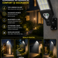 Lampă Solară LED DASGUT cu Senzor de Mișcare – 90 LED SMD | Iluminare Puternică pentru Exterior