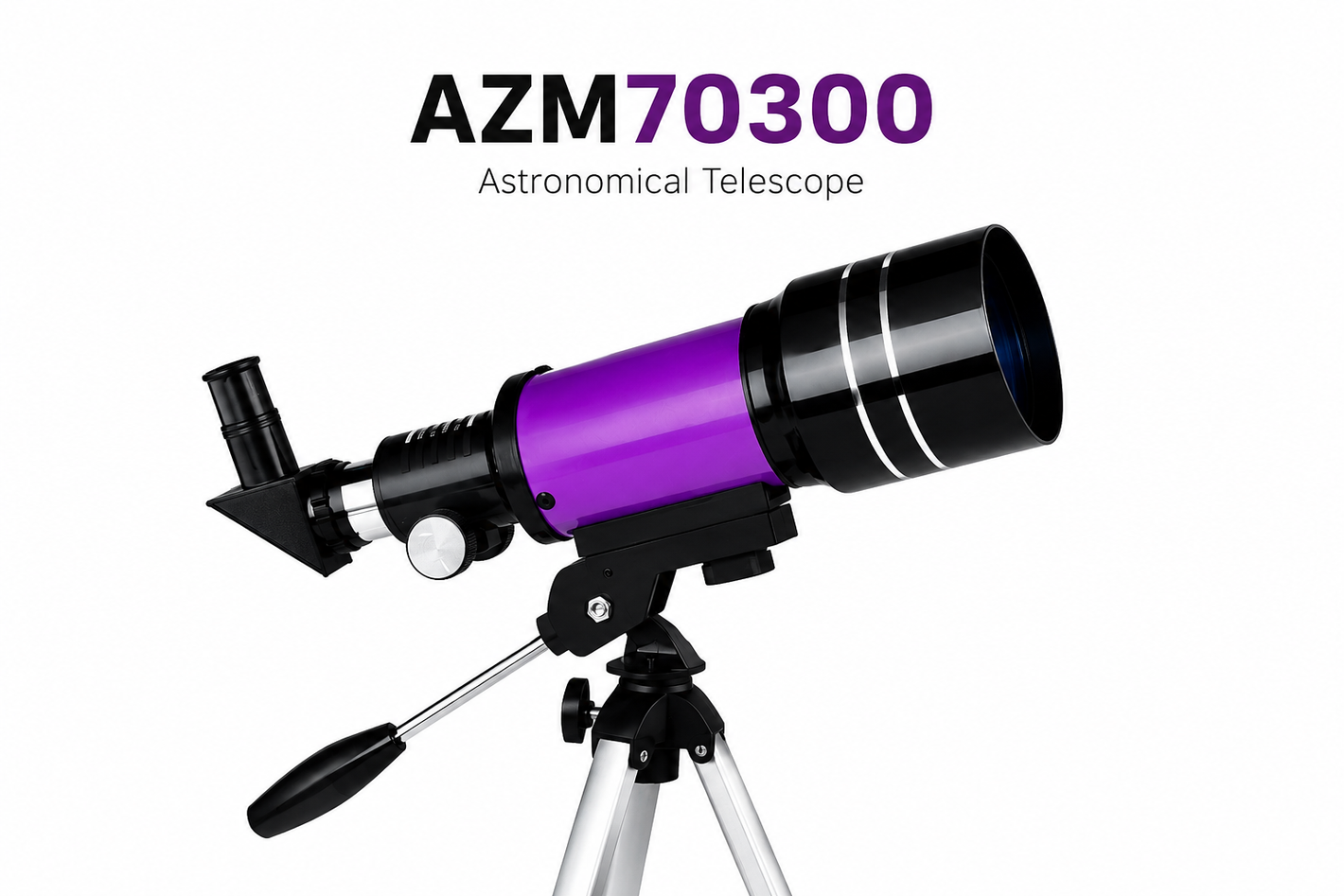 Telescop Astronomic AZM70300 – Observă Luna, Planetele și Stelele