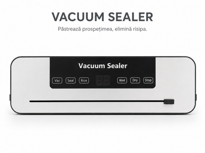 Aparat de Vidat Vacuum Sealer – Sigilare Rapidă pentru Păstrarea Alimentelor Proaspete