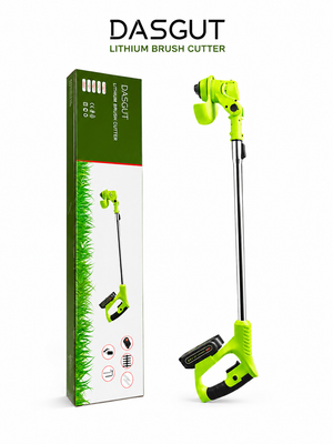 Motocoasă Electrică cu Acumulator DASGUT 21V – Telescopică, Ușoară, cu Accesorii Incluse, pentru Gazon și Grădină