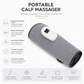 Aparat Portabil pentru Masaj Gambe, Compresie cu Aer 360°, 6 Moduri, 2 Niveluri Încălzire, Reîncărcabil USB, Gri
