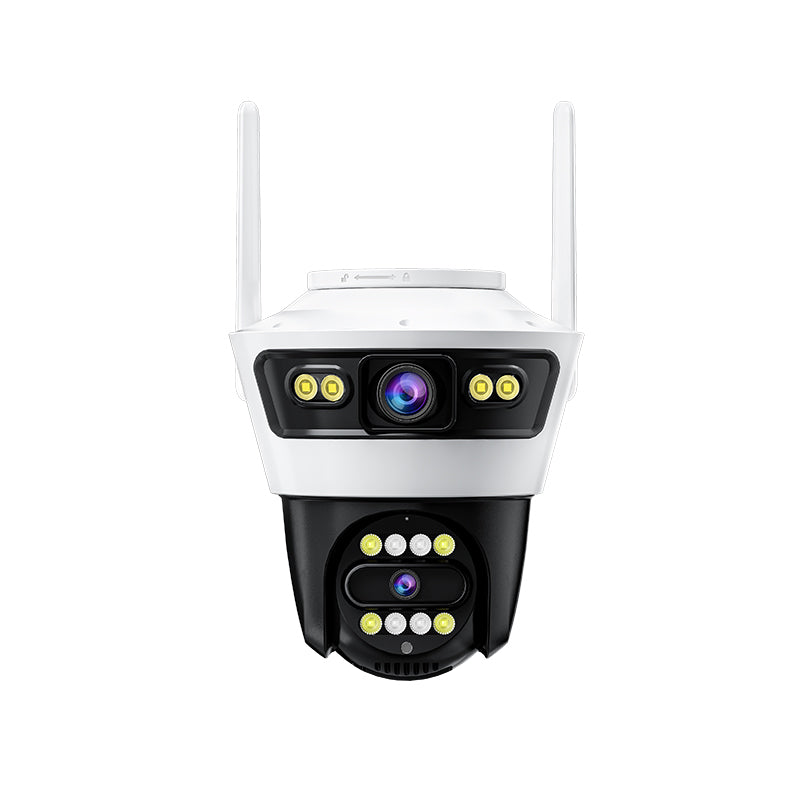 JORTAN 4 – Cameră IP PTZ Dual Lens 6MP cu Monitorizare pe Două Canale și Urmărire Inteligentă
