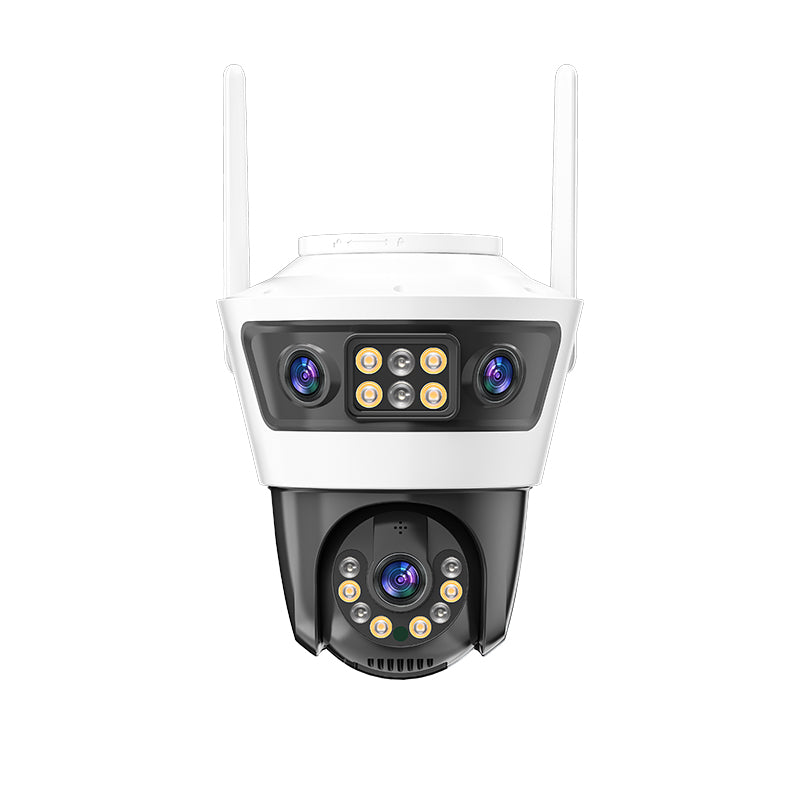 JORTAN 6 – Cameră IP PTZ 9MP cu Triple Vision și Monitorizare Inteligentă 360°