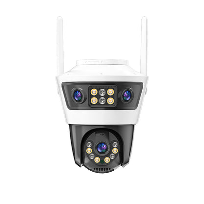 JORTAN 6 – Cameră IP PTZ 9MP cu Triple Vision și Monitorizare Inteligentă 360°