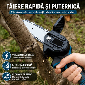 Mini Fierastrau , 2 Acumulatori 24V , 15 cm , DASGUT tm
