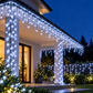 Instalație Solară LED 50M – 500 LED-uri, Alb Rece