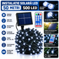 Instalație Solară LED 50M – 500 LED-uri, Alb Rece