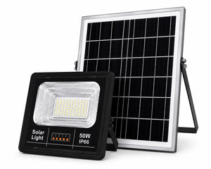 Proiector cu Panou Solar Jortan Clasic 50W
