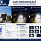 Proiector LED Solar JORTAN SV1000W cu Panou Solar si Telecomanda