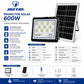 Proiector LED Solar JORTAN HONOR 600W cu Panou Solar si Telecomanda