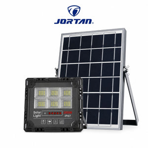 Proiector Solar JORTAN SV 200W cu Panou Solar, Telecomandă și Protecție IP67