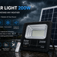 Proiector cu Panou Solar Jortan Clasic 200W