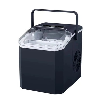 Mașină de Făcut Gheață Portabilă , 1.3L, 120W, Auto-Curățare, Cuburi Duble